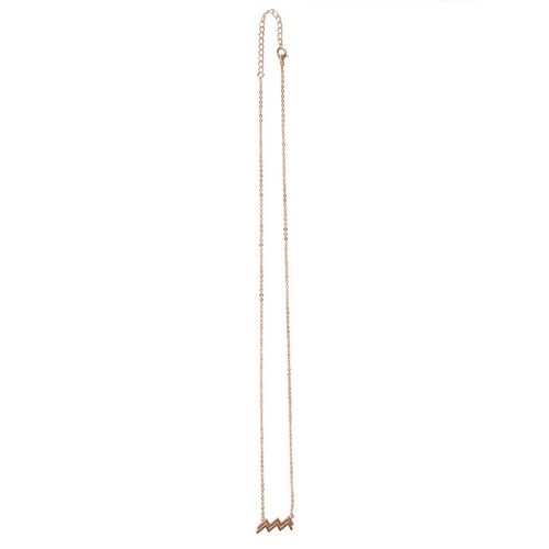 Aquarius Zodiac Necklace Card