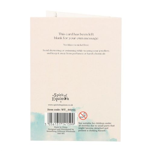 Opalite Star Necklace Card